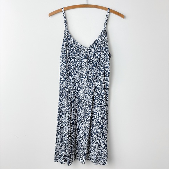 GAP Dresses & Skirts - Gap Floral Dress Womens S Navy Sundress Straps Cottage Coquette Prairie Romantic